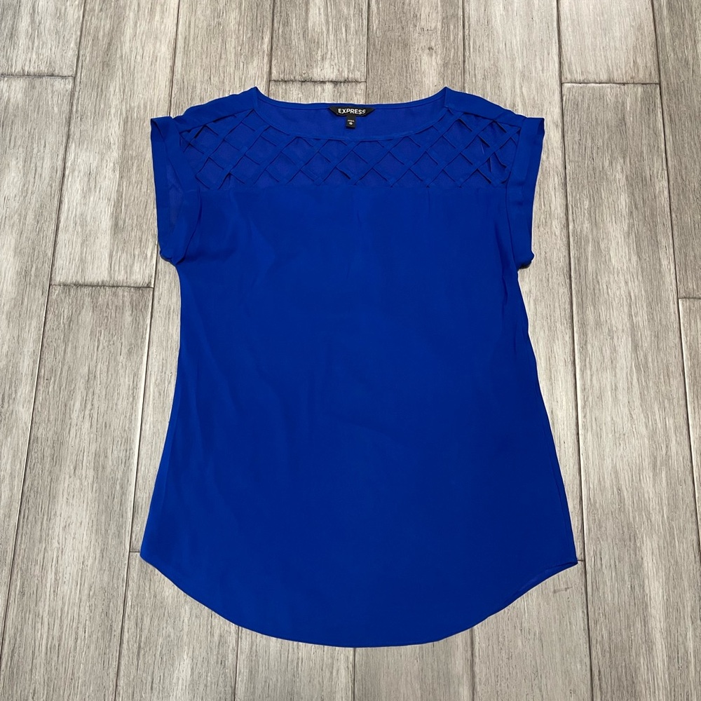 Express Women's Royal Blue Blouse